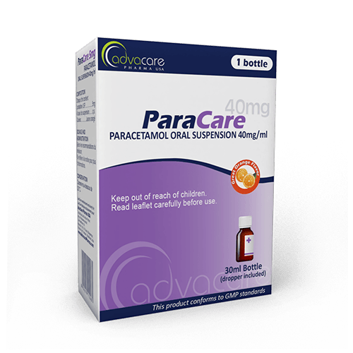 Paracetamol Oral Suspension (box of 1 bottle)