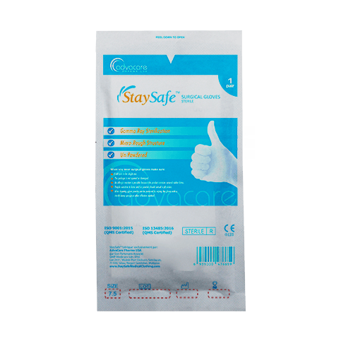 Surgical Gloves (blister pack of 1 pair)