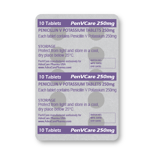 Penicillin V Potassium Tablets (blister of 10 tablets)