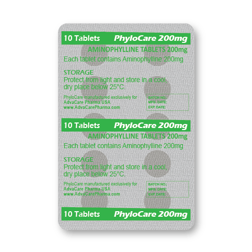 Aminophylline Comprimés (plaquette de 10 comprimés)
