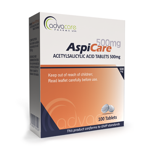Comprimés d'Acide Acétylsalicylique (boîte de 100 comprimés)
