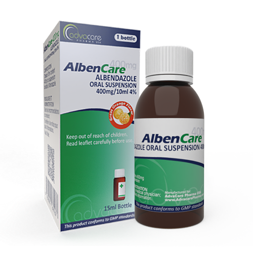 Suspension Orale d'Albendazole (1 boîte et 1 flacon)