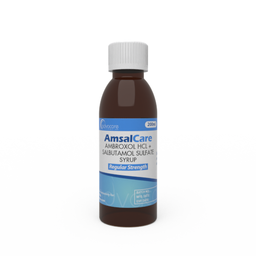 Sirop d'Ambroxol HCl + Sulfate de Salbutamol (1 flacon)