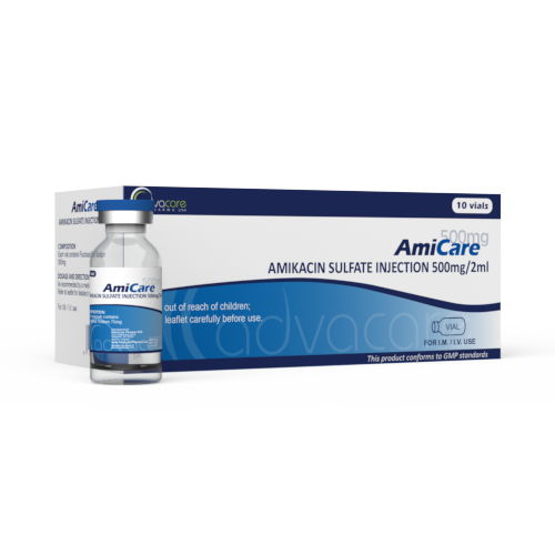 Injection d'Amikacine (1 boîte et 1 flacon)