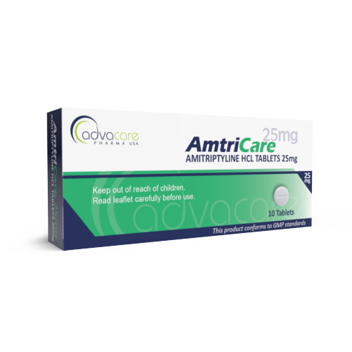 Comprimés d'Amitriptyline (boîte de 10 comprimés) Comprimés d'Amitriptyline (boîte de 10 comprimés)