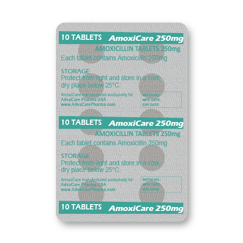 Amoxicillin Tablets (blister of 10 tablets)