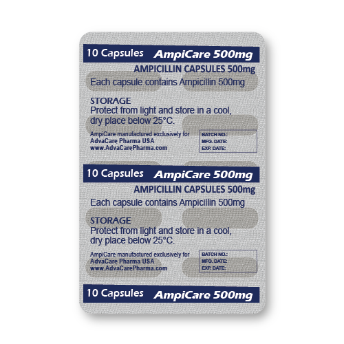 Ampicillin Capsules (blister of 10 capsules) Ampicillin Capsules (blister of 10 capsules)