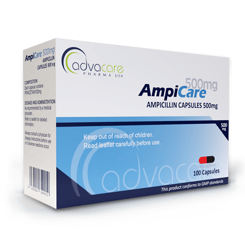 Capsules d'Ampicilline (boîte de 100 capsules)