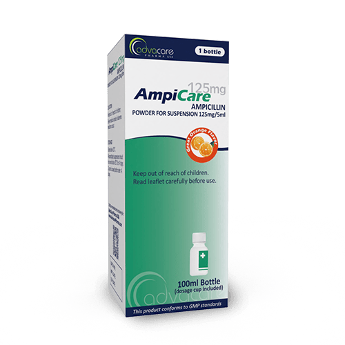 Ampicilline pour Suspension Orale (boîte de 1 flacon) Ampicilline pour Suspension Orale (boîte de 1 flacon)