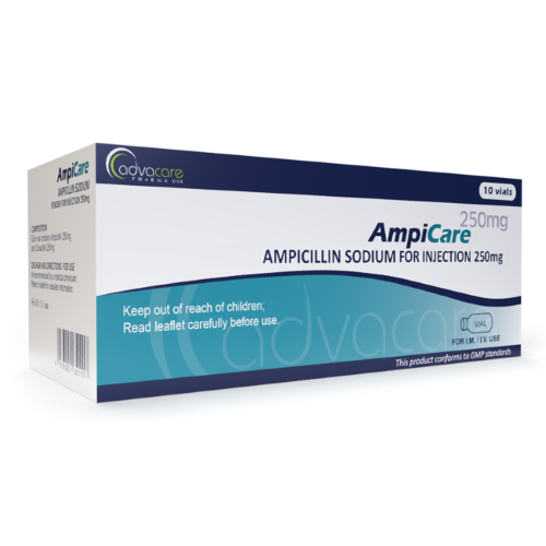 Ampicilline Sodique pour Injection (boîte de 10 flacons)