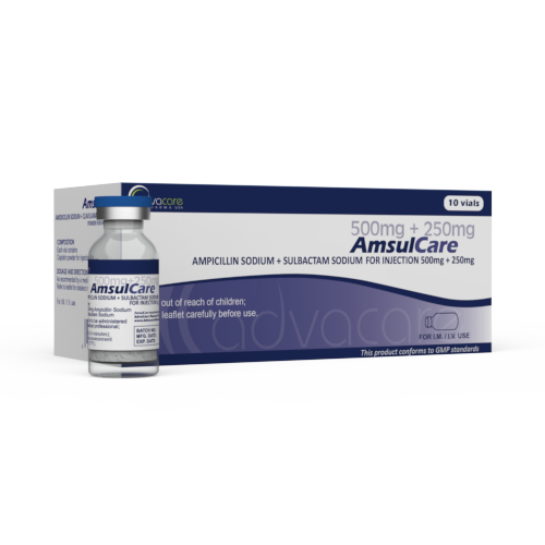 Ampicilline Sodique + Sulbactam Sodique pour Injection (1 boîte et 1 flacon)