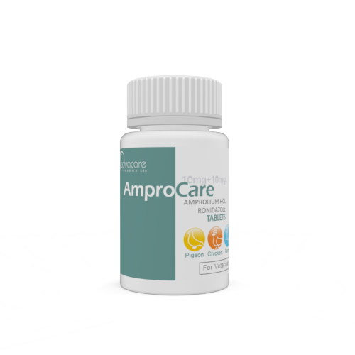 Comprimidos de Amprolio HCl + Ronidazol (botella de 100 comprimidos)
