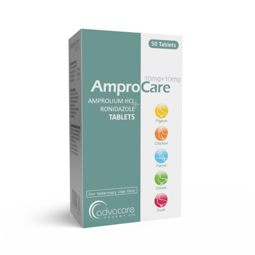 Comprimidos de Amprolio HCl + Ronidazol (caja de 50 comprimidos) Comprimidos de Amprolio HCl + Ronidazol (caja de 50 comprimidos)