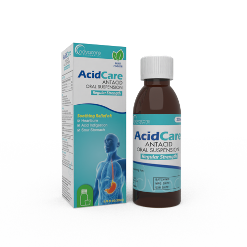 Antacid Suspension (1 box and 1 bottle)