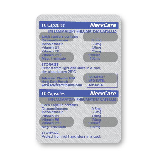 Capsules de soulagement de l'arthrite (blister de 10 capsules) Capsules de soulagement de l'arthrite (blister de 10 capsules)