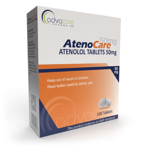 Comprimés d'Atenolol (boîte de 100 comprimés) Comprimés d'Atenolol (boîte de 100 comprimés)