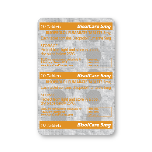 Comprimidos de Bisoprolol (blíster de 10 comprimidos) Comprimidos de Bisoprolol (blíster de 10 comprimidos)