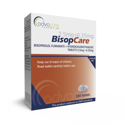 Comprimidos de Bisoprolol + Hidroclorotiazida (caja de 100 comprimidos) Comprimidos de Bisoprolol + Hidroclorotiazida (caja de 100 comprimidos)