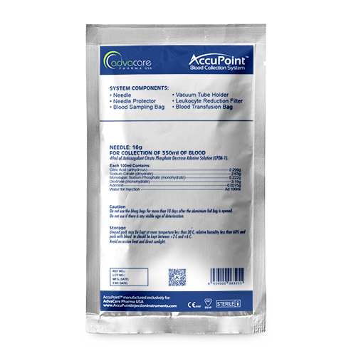 Blood Collection System (1 set/PE bag) Blood Collection System (1 set/PE bag)