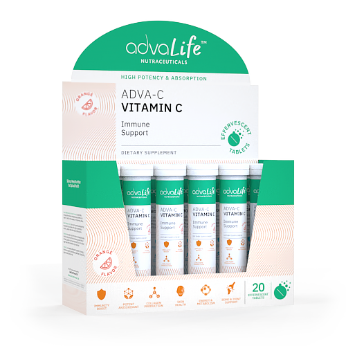 Comprimés Effervescents de Vitamine C (boîte de 12 tubes) Comprimés Effervescents de Vitamine C (boîte de 12 tubes)
