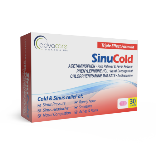 Comprimés Sinus + Rhume (boîte de 30 comprimés)