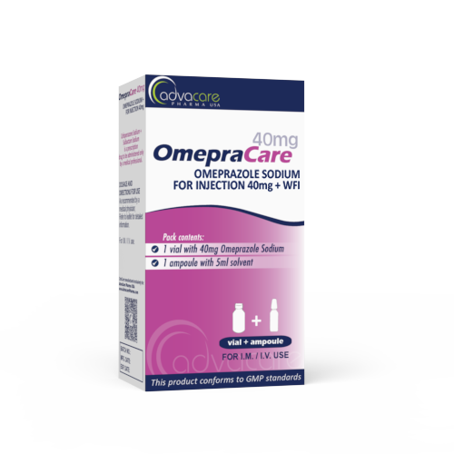 Oméprazole avec eau pour injection (boîte de 1 flacon et 1 ampoule de WFI) Oméprazole avec eau pour injection (boîte de 1 flacon et 1 ampoule de WFI)