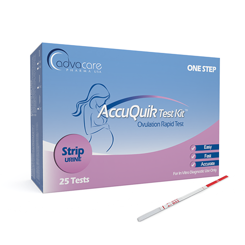 Kit de test d'ovulation Bandelette (boîte de 25 kits) Kit de test d'ovulation Bandelette (boîte de 25 kits)