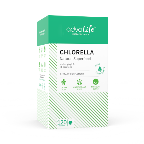 Comprimés de Chlorelle (boîte de bouteilles)