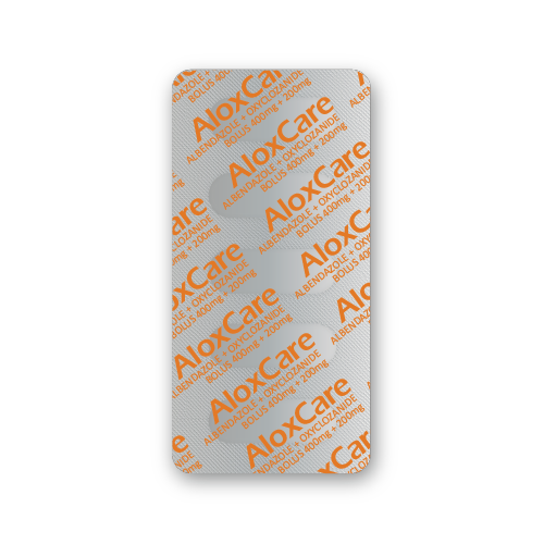 Bolus d'Albendazole + Oxyclozanide (ampoule de 5 bolus)