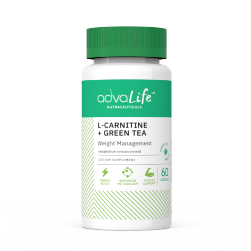Capsules de L-Carnitine + Thé Vert (bouteille de 60 capsules)