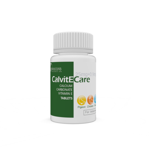 Comprimés de Carbonate de Calcium + Vitamine E (bouteille de 100 comprimés)