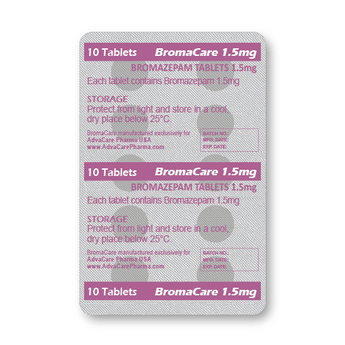 Comprimés de Bromazépam (blister de 10 comprimés) Comprimés de Bromazépam (blister de 10 comprimés)