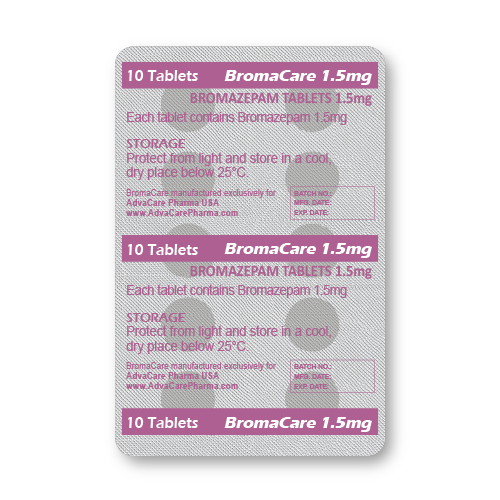Bromazepam Tablets (blister of 10 tablets)