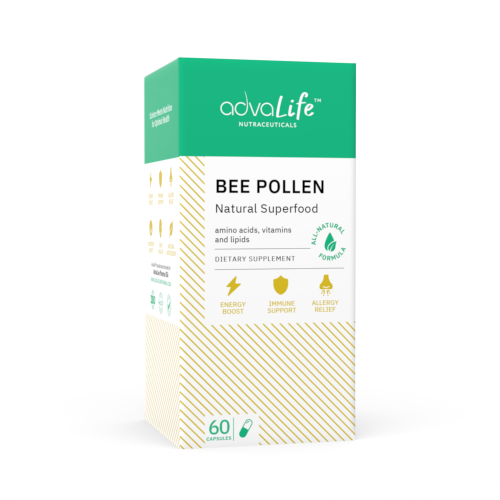Cápsulas de Polen de Abeja (caja de frasco)