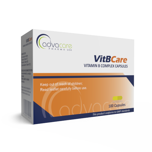 Cápsulas de Complejo de Vitamina B (caja de 100 cápsulas)