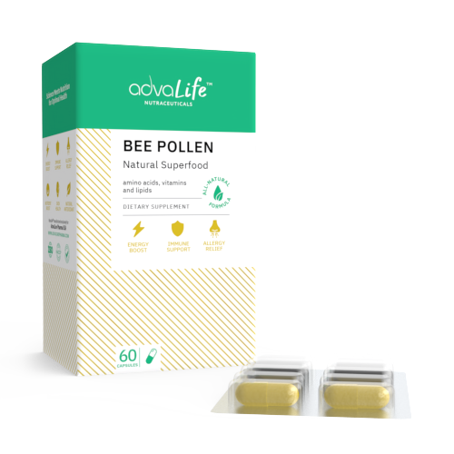 Cápsulas de Polen de Abeja (1 caja y 1 burbuja)