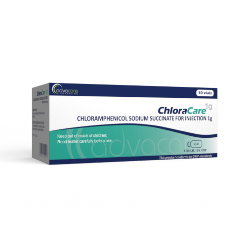 Cloranfenicol para Inyección (caja de 10 frascos)
