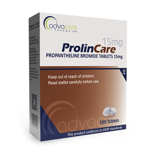 Comprimidos de Bromuro de Propantelina (caja de 100 comprimidos) Comprimidos de Bromuro de Propantelina (caja de 100 comprimidos)