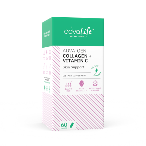 Comprimidos de Colágeno + Vitamina C (caja de frasco)