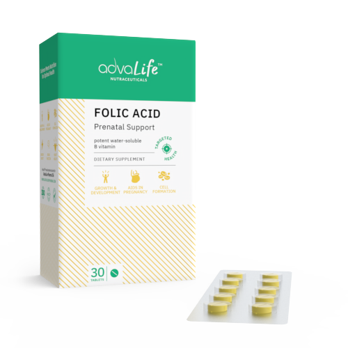 Comprimidos de Ácido Fólico (1 caja y 1 burbuja) Comprimidos de Ácido Fólico (1 caja y 1 burbuja)