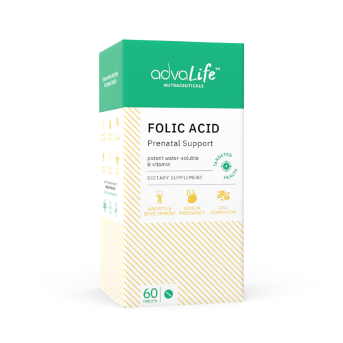 Comprimidos de Ácido Fólico (caja de frasco)