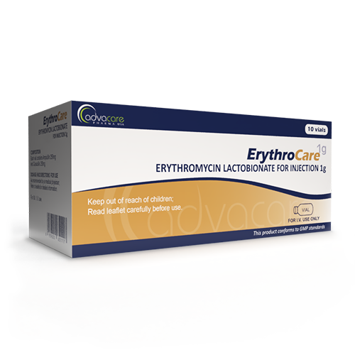 Eritromicina Lactobionato para Inyección (caja de 10 frascos) Eritromicina Lactobionato para Inyección (caja de 10 frascos)