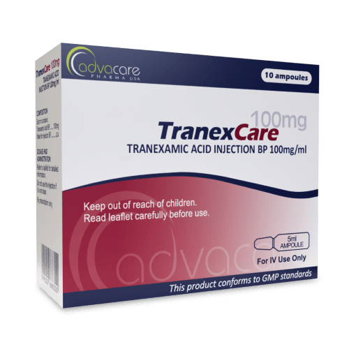 Inyección de Ácido Tranexámico (caja de 10 ampollas)