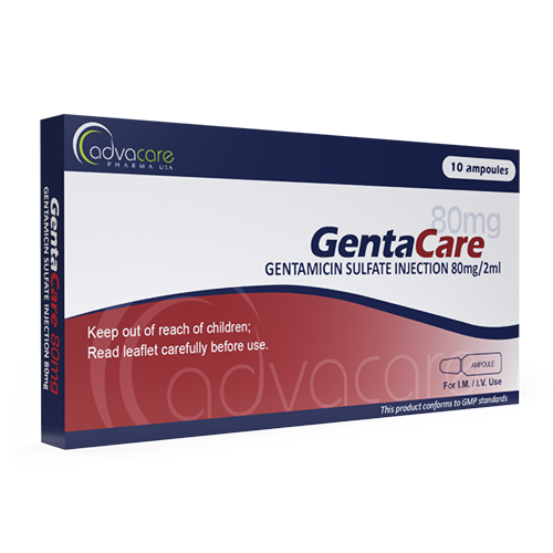 Inyección de Gentamicina (caja de 10 ampollas)