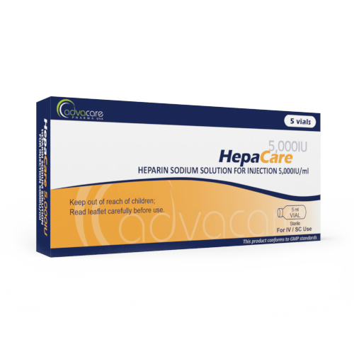 Inyección de Heparina Sódica (caja de 5 frascos)