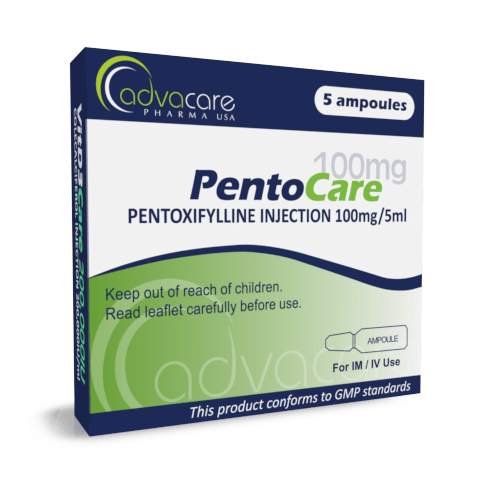 Inyección de Pentoxifilina (caja de 5 ampollas)