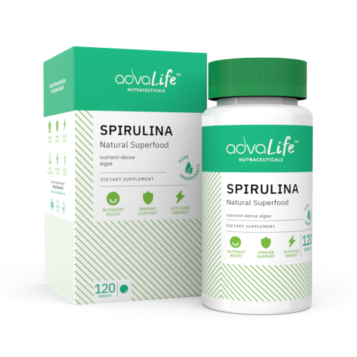 Comprimidos de Espirulina (1 caja y 1 frasco)