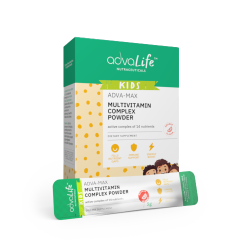 Multivitaminas en polvo para niños (caja de 30 sobres)