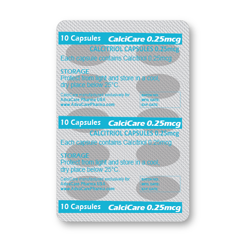 Cápsulas de Calcitriol (blíster de 10 cápsulas) Cápsulas de Calcitriol (blíster de 10 cápsulas)