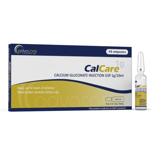 Calcium Gluconate Injection (1 box and 1 ampoule)